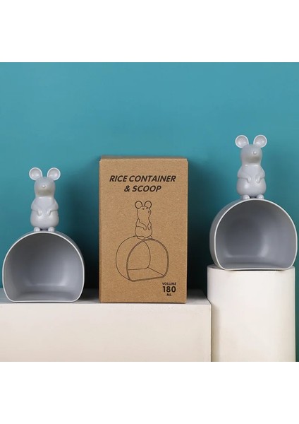 Gri Tarzı Sevimli Fare Yıkama Pirinç Kaşığı Ev Pirinç Ölçme Cihazı Mutfak Karikatür Un Yaratıcı Dikey Pirinç Ölçme Fincan (Yurt Dışından) fiyatları