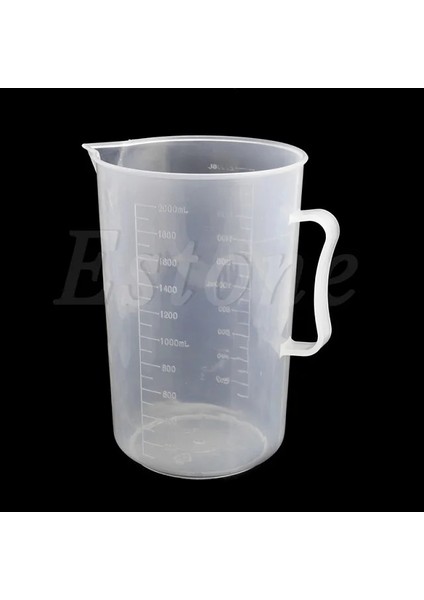 2000ML Stili ml Plastik Ölçme Fincan Sürahi Dökün Emzik Yüzey Mutfak (Yurt Dışından)