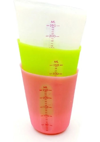 Yeşil Stil 250ML Mor Yeşil Pembe Plastik Dereceli Ölçme Fincan Pişirme Beher Sıvı Ölçüsü Sürahi Fincan Konteyner (Yurt Dışından) modelleri