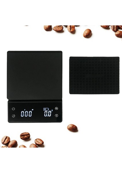 Açık Gri Tarzı Zamanlayıcı ile USB Şarj Kahve Tartı 3kg.1g Hassas Elektronik Mutfak Terazisi Su Geçirmez Dijital Tartı Ev Gıda Ölçeği (Yurt Dışından) modelleri