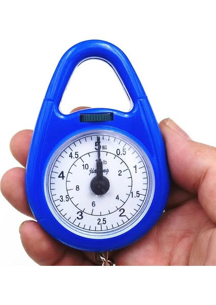 Rastgele Renk Stili 5kg 5kg Yaylı Tartı Taşınabilir Iğne Asma Balıkçılık Kancası Mekanik Cep Tartı Bavul Ağırlığı Mutfak Terazisi Steelyard (Yurt Dışından)