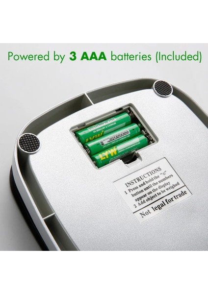 Gri Tarzı Ev 10KG Paslanmaz Çelik Dijital Mutfak Terazisi Gıda Tartı LCD Ekranlı (Yurt Dışından) fırsatları