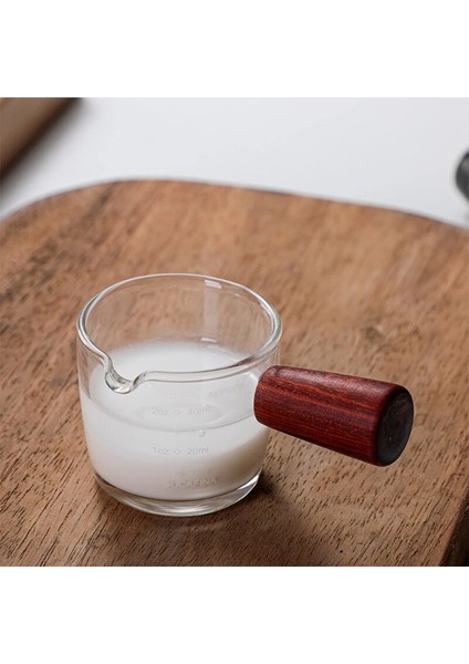 50ML Tarzı 1 Adet Espresso Shot Bardak ml Seçilecek 2 Boyut Ölçü Kabı Sürahi Isıya Dayanıklı Cam Bardak (Yurt Dışından) fırsatları