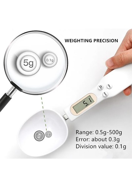 Yeşil Stil Elektronik Mutfak Terazisi 500G 0.1g LCD Ekran Dijital Ağırlık Ölçme Kaşığı Dijital Kaşık Tartı Mutfak Gıda Tartı Aracı (Yurt Dışından) indirimleri