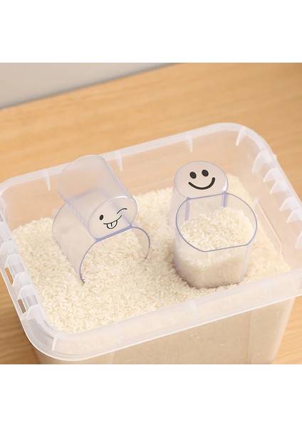 1 Adet Güzel Stil 1 Adet Pirinç Kaşığı Şeffaf Ölçekli Pirinç Fincan Çok Fonksiyonlu Tahıl Ölçme Fincan Pirinç Kaşığı Konteyner Araçları Mutfak Aksesuarları Yeni (Yurt Dışından) fiyatları