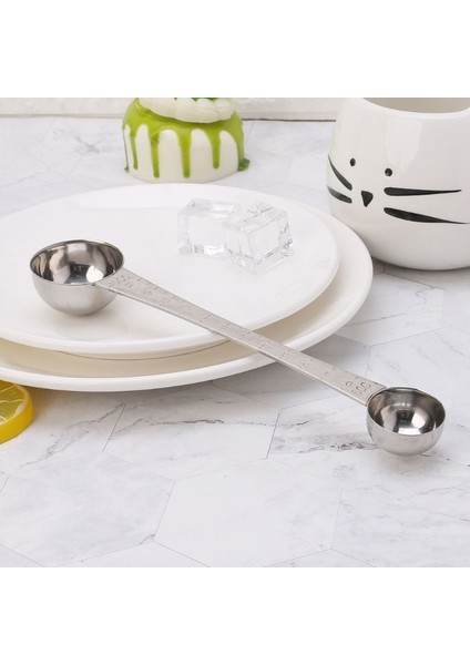Paslanmaz Çelik Çift Uçlu Ölçme Kaşığı, Ölçekli Kahve Kaşığı Yemek Kaşığı -Hjı (Yurt Dışından) modelleri
