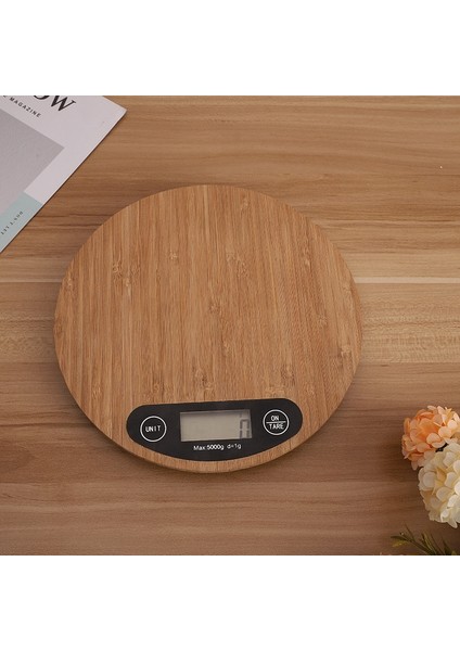 B Tarzı Mutfak Terazisi Bambu LED Ekran Ahşap Gıda Ölçeği Ev Kahve Ölçeği LED Bambu Pişirme Ölçeği Mutfak Aksesuarları (Yurt Dışından) fırsatları