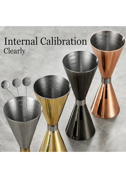 1 Adet Tarzı 1 Adet ml Paslanmaz Çelik Kokteyl Çalkalayıcı Ölçü Fincan Çift Atış Içecek Ruh Ölçüsü Jigger Mutfak Aletleri (Yurt Dışından) indirimleri