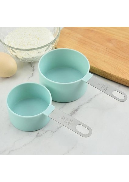 8 Adet Gri Stil Dayanıklı Ölçme Kaşık Seti Ölçme Fincanları Seti Çay Kahve Ölçme Aletleri Sıvı Un Pişirme Pişirme Mutfak Aksesuarları (Yurt Dışından) indirimleri