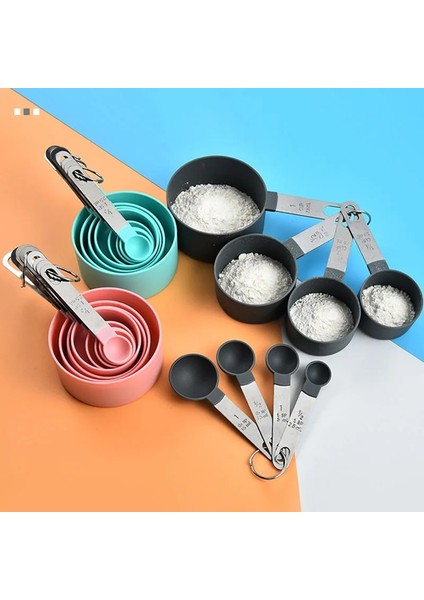 Yeşil-Kaşık-4 Adet Tarzı 4 Adetset Çok Fonksiyonlu Ölçme Kaşığı Mutfak Aletleri Ev Eşyaları Paslanmaz Çelik Saplı Ölçme Fincan Plastik Ölçekli Pişirme (Yurt Dışından) fiyatları