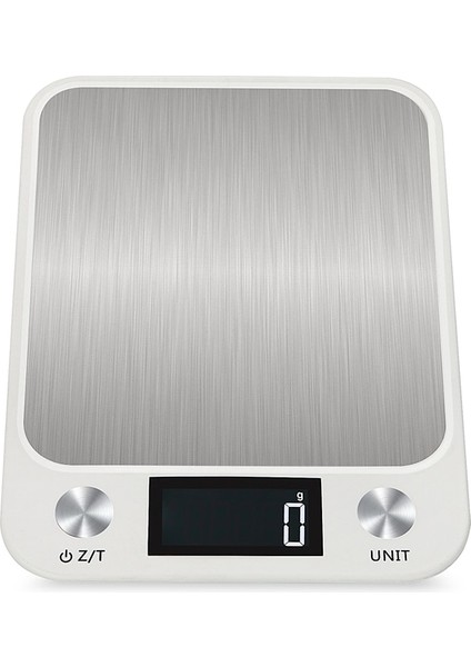 Beyaz Stil 10KG 10KG Büyük Dijital Mutfak Paslanmaz Çelik Tartı G 1g Mutfak Pişirme Gıda Diyet Ağırlık Dengesi Elektronik Terazi ml Oz Lb (Yurt Dışından)