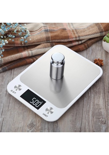 Beyaz Stil 10KG 10KG Büyük Dijital Mutfak Paslanmaz Çelik Tartı G 1g Mutfak Pişirme Gıda Diyet Ağırlık Dengesi Elektronik Terazi ml Oz Lb (Yurt Dışından) fiyatları