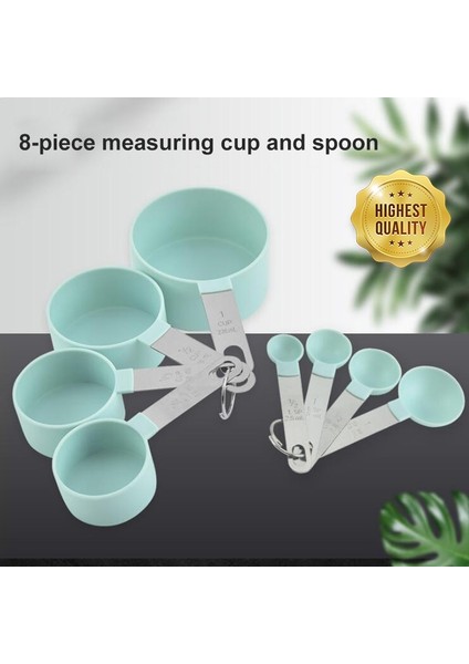 Kırmızı Stil 8 Adet Ölçme Kaşığı Set Çay Kaşığı Kahve Şeker Kaşık Kek Pişirme Ölçme Fincanları Mutfak Pişirme Pişirme Araçları Mutfak Aletleri (Yurt Dışından) fırsatları