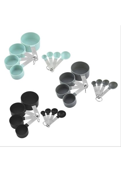 Kırmızı Stil 8 Adet Ölçme Kaşığı Set Çay Kaşığı Kahve Şeker Kaşık Kek Pişirme Ölçme Fincanları Mutfak Pişirme Pişirme Araçları Mutfak Aletleri (Yurt Dışından) indirimleri