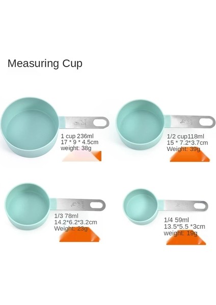 Kupa Kırmızı Stili Mmçok Amaçlı Kaşıkbardak Ölçüm Aletleri Pp Pişirme Aksesuarları Alet Paslanmaz Çelikplastik Saplı Mutfak Aletleri (Yurt Dışından) indirimleri