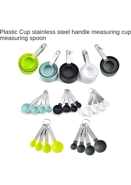 Kaşık Sarı-Yeşil Tarzı Mmçok Amaçlı Kaşıkbardak Ölçüm Aletleri Pp Pişirme Aksesuarları Alet Paslanmaz Çelikplastik Saplı Mutfak Aletleri (Yurt Dışından) fırsatları