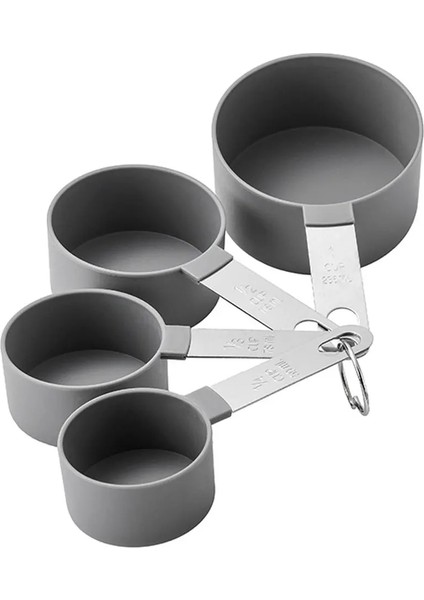 Mavi Stil Ölçme Kaşık Seti Ölçme Fincan Seti Çay Kahve Ölçme Aletleri Kiti Sıvı Un Pişirme Pişirme Mutfak Aksesuarları (Yurt Dışından)