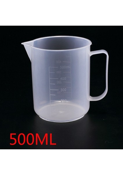 Beyaz Stil 1-Ml Plastik Dereceli Ölçü Kabı Sıvı Kabı Epoksi Reçine Silikon Yapma Aleti Şeffaf Karıştırma Kabı (Yurt Dışından)