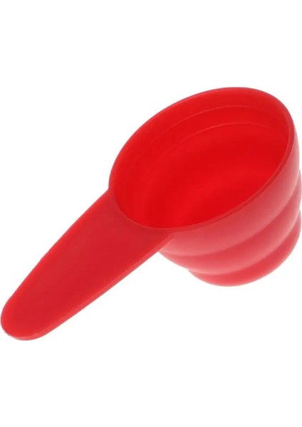 Ölçek Kırmızı Stili ile Plastik Yemek Kaşığı, Paslanmaz Çelik Uzun Sap, Çift Uçlu, Süt Tozu Kaşığı, Ölçekli Kahve Kaşığı Yemek Kaşığı (Yurt Dışından)