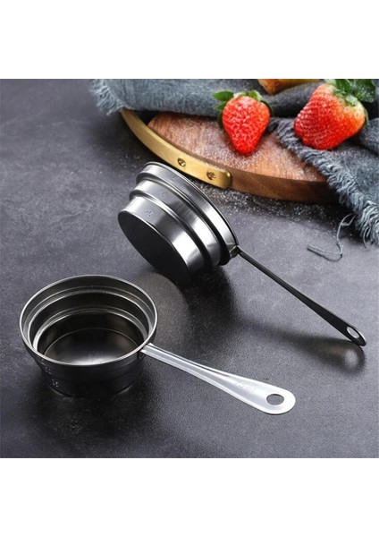 Resim Stili Olarak Paslanmaz Çelik Kahve Çekirdeği Kaşığı Şeker Kahve Çekirdekleri Toz Kepçe Süt Tozu Kaşığı Pişirme Aksesuarları Mutfak Ölçme Fincan (Yurt Dışından) fırsatları