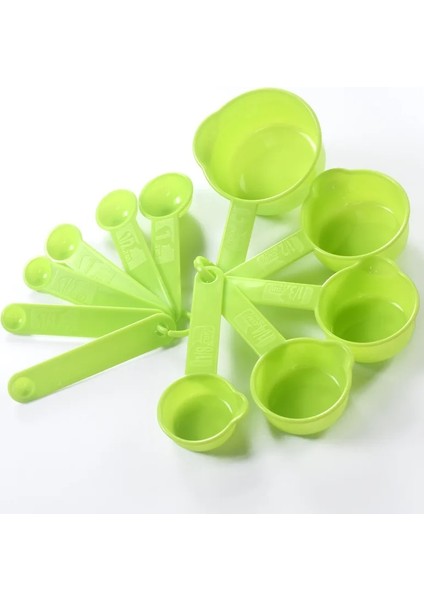 11 Adet Mavi Set Stili Mutfak Ölçü Kaşığı Siyah Plastik Çay Kaşığı Kepçe Ölçü Kaşığı Bardak Pişirme Aletleri Tartı Mutfak Ölçü Aleti (Yurt Dışından) indirimleri