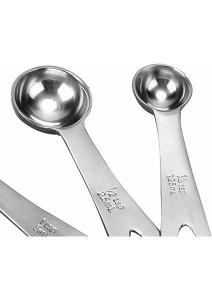 Paslanmaz Çelik Tarzı 5 Adetset Ölçme Kaşığı Faydalı Paslanmaz Çelik Ölçme Kabı Cozinha Kahve Ölçme Kaşığı Çay (Yurt Dışından) fırsatları