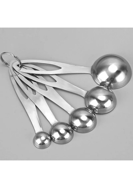 Paslanmaz Çelik Tarzı 5 Adetset Ölçme Kaşığı Faydalı Paslanmaz Çelik Ölçme Kabı Cozinha Kahve Ölçme Kaşığı Çay (Yurt Dışından) indirimleri