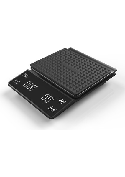 3kg-0.1g Stili Hassas Elektronik Tartı Dijital Mutfak Terazisi Mlozg Akıllı Kahve Tartı Taşınabilir Zamanlayıcı ile Ev Gıda Ölçeği 3kg.1g (Yurt Dışından)