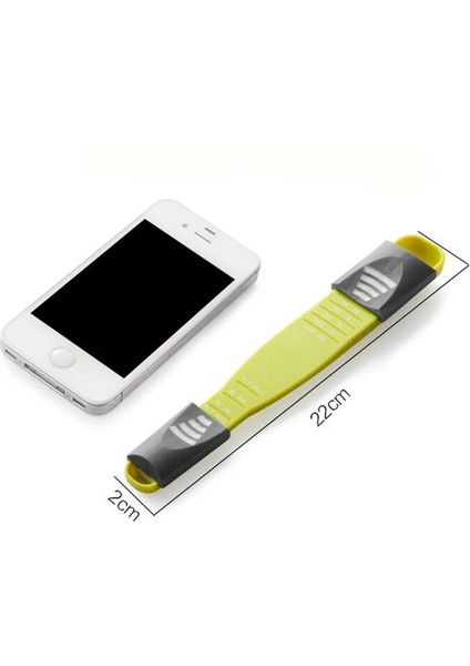 Yeşil Stil Kaşık Taşınabilir Ayarlanabilir Kantitatif Kaşık Kolay Pişirme Aracı Mutfak Yardımcısı Süt ve Toz Kaşık Ölçek Ölçme (Yurt Dışından) indirimleri