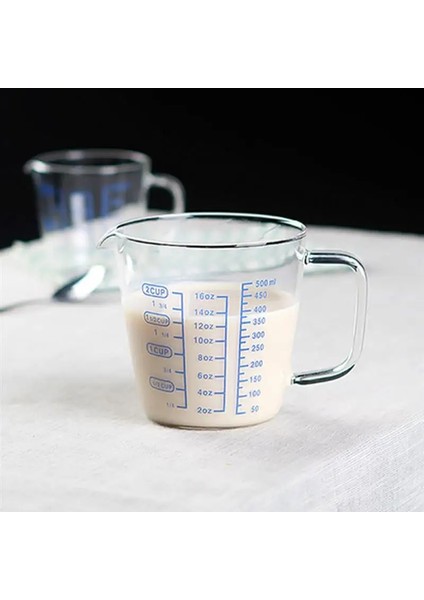 500ML Tarzı 250MLML Ölçme Fincan Yüksek Borosilikat Cam Mutfak Restoran Için Isıya Dayanıklı Ölçme Camı (Yurt Dışından) fırsatları