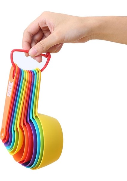 Et Çok Amaçlı Mutfak Ölçme Kaşık Bardak Seti Pp Pişirme Aksesuarları Renkli Yaratıcı Dıy Mutfak Aksesuarı (Yurt Dışından) fiyatları