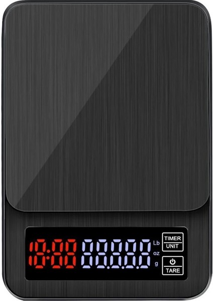 10KG 1g Tarzı 3kg.1g 5kg.1g Zamanlayıcılı Damla Kahve Tartısı Taşınabilir Elektronik Dijital Mutfak Yüksek Hassasiyetli LCD Ekran Elektronik Tartı (Yurt Dışından)