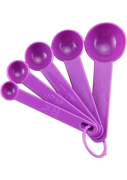 Mor Tarzı Et Pişirme Kaşığı Beyaz Plastik Mutfak Gereçleri Yemek Kaşığı Çay Kaşığı Ölçü Aleti V1O2 (Yurt Dışından) modelleri