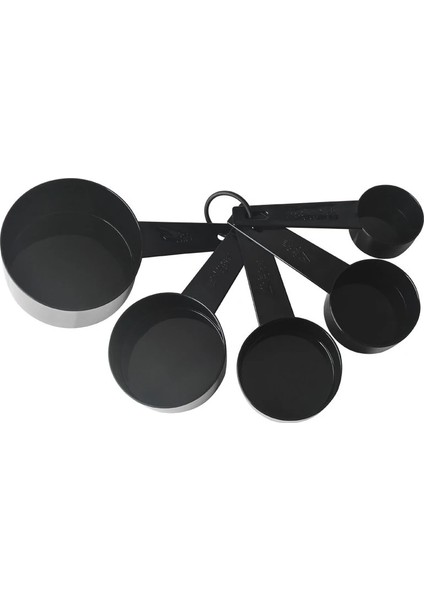 5 Adet Fincan Stili Mutfak Ölçü Kaşığı Çay Kaşığı Kahve Kaşığı Kek Pişirme Un Ölçü Kapları Mutfak Pişirme Aletleri (Yurt Dışından)