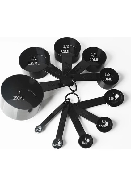 5 Adet Fincan Stili Mutfak Ölçü Kaşığı Çay Kaşığı Kahve Kaşığı Kek Pişirme Un Ölçü Kapları Mutfak Pişirme Aletleri (Yurt Dışından) fiyatları