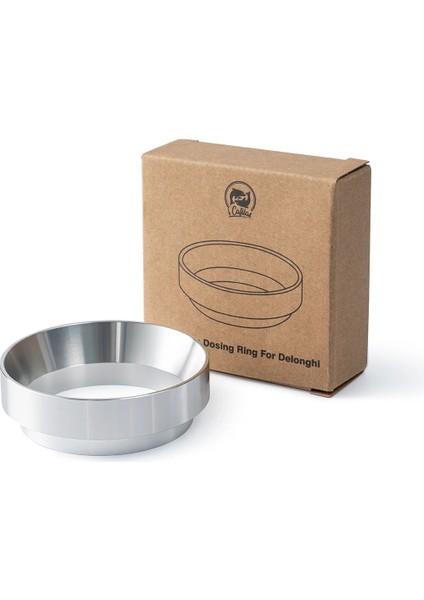 Manyetik Gümüş Tarzı 51MM 3 Adet Delonghi Cafemasy Için Manyetik Anti-Damla Dozaj Halkası Huni Kahve Makinesi Bira Kase Kahve Tozu Aracı (Yurt Dışından)