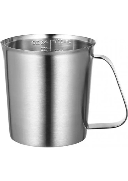 Gümüş Tarzı 2000ML ml Ölçme Fincan Ölçekli Büyük Kapasiteli Ölçme Fincan Mutfak Paslanmaz Çelik Pratik Ölçme Fincan Fırında Tedarik (Yurt Dışından)