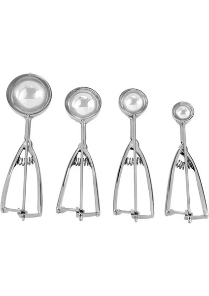 4cm Tarzı 1 Adet Paslanmaz Çelik Porsiyon Kepçe-Dondurma Kaşığı -Dondurma, Dondurulmuş Yoğurt, Kurabiye Hamuru, Köfte Için Çok Amaçlı Kepçe (Yurt Dışından) fiyatları