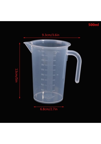 Turuncu Tarzı ml Premium Şeffaf Plastik Dereceli Ölçme Fincan Dökme Çıkışlı Kulp Mutfak Gereçleri Adet (Yurt Dışından) indirimleri