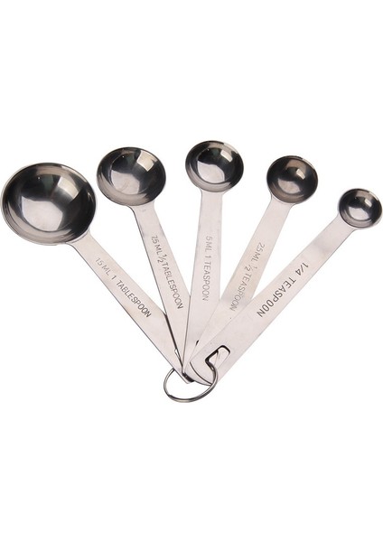 Yüksek Li Ölçme Kaşıkları Baharat Kaşıkları Paslanmaz Çelik Narin Masa Kahve Çay Mutfak Aracı (Yurt Dışından)