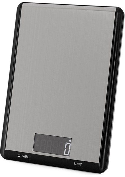 Siyah Stil Dijital Mutfak Gıda Ölçeği 22LBSKG, Hassas Gıda Ölçeği LCD Ekran Temperli Cam Yüzey Dokunmatik Ekran (Yurt Dışından)