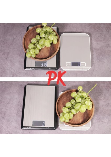 Siyah Stil Dijital Mutfak Gıda Ölçeği 22LBSKG, Hassas Gıda Ölçeği LCD Ekran Temperli Cam Yüzey Dokunmatik Ekran (Yurt Dışından) fırsatları