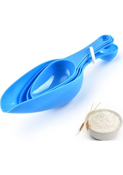 Pembe Tarzı Upors Çift Uçlu Plastik Ölçme Kaşıkları Kaşık Seti Mutfak Kaşıkları Buz Unu Tozu Baharat Pet Gıda Ölçme Araçları (Yurt Dışından) fırsatları