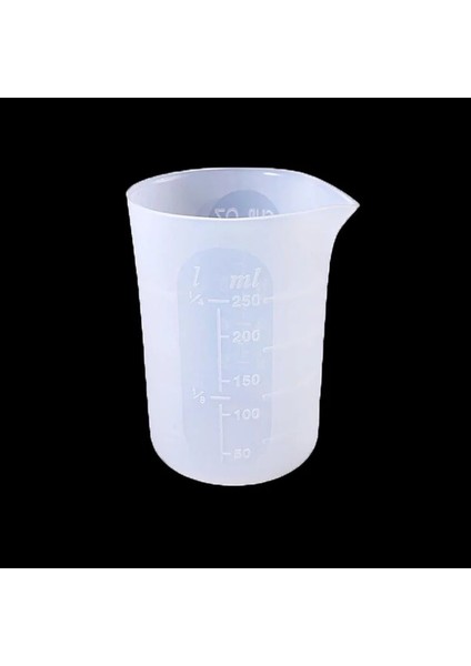 250 ml Silikon Reçine Yapmak Için Ölçme Kapları Yapışmaz Karıştırma Yumuşak Ölçekli Bardaklar Küçük Kapasiteli Aletler 3 Adet (Yurt Dışından) fiyatları