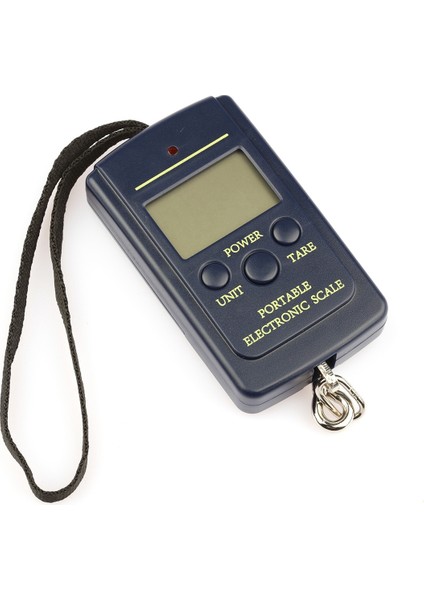 40KGG Taşınabilir Dijital Mutfak Ağırlık Aracı Balıkçılık Bagaj Seyahat Için Ağırlık Çelik Asma Elektronik Kanca Ölçeği (Yurt Dışından)