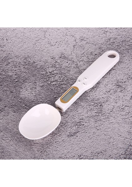 LCD Beyaz Tarzı Taşınabilir Dijital LCD Ölçme Kaşıkları Kahve Şekeri Gram Ölçek Kaşığı Ölçme Fincan Elektronik Mutfak Terazileri Pişirme Aksesuarları (Yurt Dışından)