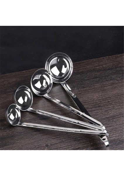 2 Oz Tarzı Mini Konserve Sos Pota Paslanmaz Çelik Ölçme Pota Kaşığı Ev Yapımı Reçel Çorbası Mutfak Pişirme Araçları (Yurt Dışından)