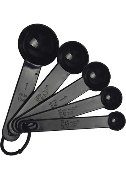 Siyah Stil Et Mutfak Ölçme Kaşığı Yaratıcı Pişirme Pişirme Silikon Ölçme Aracı Pota Ölçekli Mutfak Ölçme Kaşıkları Araçları (Yurt Dışından)