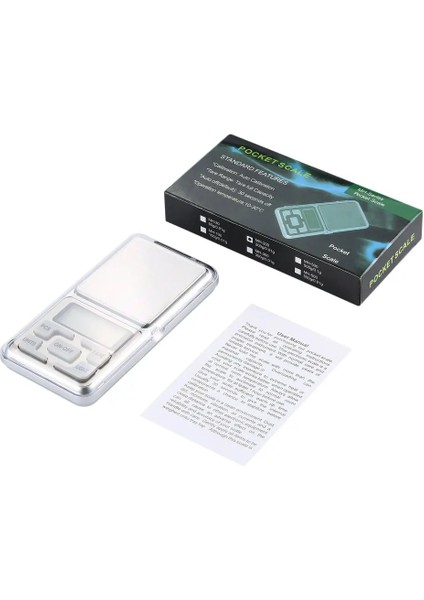 200G.01G Mini Cep Boyutu Dijital Ekran Cep Mücevher Tartı Ölçeği Denge Sayma Elektronik LCD Ekran Ölçeği (Yurt Dışından)