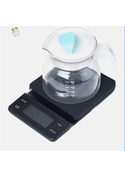 Açık Gri Tarzı USB Şarj Kahve Tartı Elektronik Dijital Terazi Su Geçirmez Akıllı Mutfak Terazisi 3kg.1g Zamanlayıcılı Hassas Gıda Ölçeği (Yurt Dışından) fırsatları